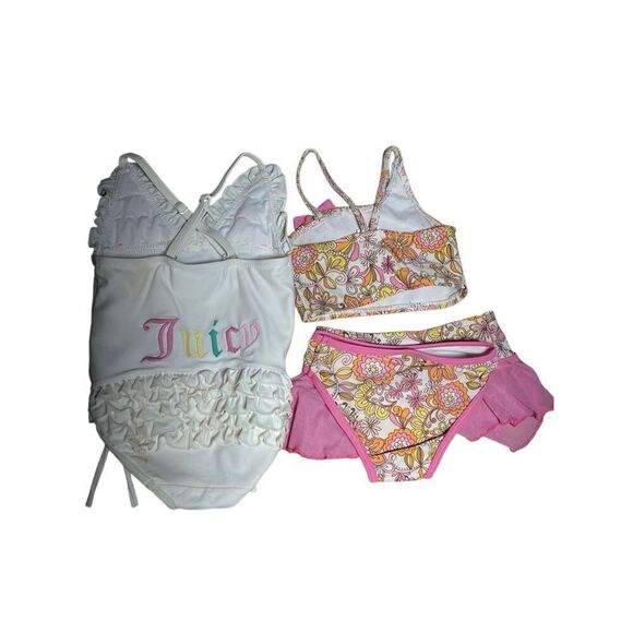 Juicy Couture Circo Infant Swimsuits Bikini and Ruffled One Piece Size 12 months - Picture 2 of 4